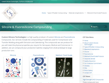 Tablet Screenshot of cstsilicone.com